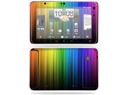 MightySkins Protective Vinyl Skin Decal Cover for HTC EVO View 4G Android Tablet Sticker Skins Rainbow Streaks