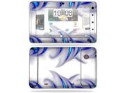 MightySkins Protective Vinyl Skin Decal Cover for HTC EVO View 4G Android Tablet Sticker Skins Blue Fire