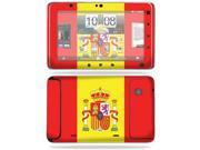 MightySkins Protective Vinyl Skin Decal Cover for HTC EVO View 4G Android Tablet Sticker Skins Spain Flag