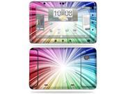 MightySkins Protective Vinyl Skin Decal Cover for HTC EVO View 4G Android Tablet Sticker Skins Rainbow Exp
