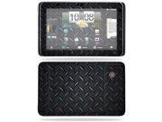 MightySkins Protective Vinyl Skin Decal Cover for HTC EVO View 4G Android Tablet Sticker Skins Black Dia Plate