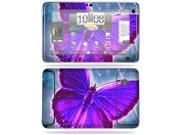 MightySkins Protective Vinyl Skin Decal Cover for HTC EVO View 4G Android Tablet Sticker Skins Violet Butterfly