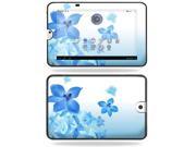 MightySkins Protective Vinyl Skin Decal Cover for Toshiba Thrive 10.1 Android Tablet sticker skins Blue Flowers