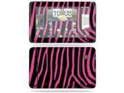 MightySkins Protective Vinyl Skin Decal Cover for HTC EVO View 4G Android Tablet Sticker Skins Zebra Pink