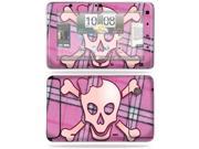 MightySkins Protective Vinyl Skin Decal Cover for HTC EVO View 4G Android Tablet Sticker Skins Pink Bow Skull