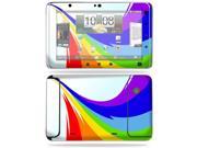MightySkins Protective Vinyl Skin Decal Cover for HTC EVO View 4G Android Tablet Sticker Skins Rainbow Flood