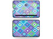 MightySkins Protective Vinyl Skin Decal Cover for Toshiba Thrive 10.1 Android Tablet sticker skins Pastel Argyle