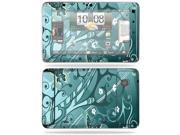 MightySkins Protective Vinyl Skin Decal Cover for HTC EVO View 4G Android Tablet Sticker Skins Butterfly Blues