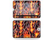 MightySkins Protective Vinyl Skin Decal Cover for Toshiba Thrive 10.1 Android Tablet sticker skins Hot Flames