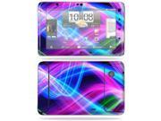 MightySkins Protective Vinyl Skin Decal Cover for HTC EVO View 4G Android Tablet Sticker Skins Light waves