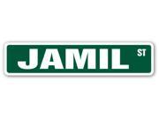 Jamil Street Sign Name Kids Childrens Room Door Bedroom Girls Boys Gift