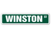 Winston Street Sign Name Kids Childrens Room Door Bedroom Girls Boys Gift