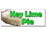 12" KEY LIME PIE DECAL sticker bakery eggs sweets pie graham