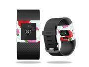 MightySkins Protective Vinyl Skin Decal for Fitbit Surge Watch cover wrap sticker skins Roses