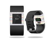 MightySkins Protective Vinyl Skin Decal for Fitbit Surge Watch cover wrap sticker skins Aztec Line