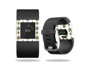 MightySkins Protective Vinyl Skin Decal for Fitbit Surge Watch wrap cover sticker skins Turtle Tile