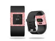 MightySkins Protective Vinyl Skin Decal for Fitbit Surge Watch cover wrap sticker skins Coral Damask