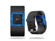 MightySkins Protective Vinyl Skin Decal for Fitbit Surge Watch cover wrap sticker skins Blue Retro