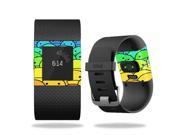 MightySkins Protective Vinyl Skin Decal for Fitbit Surge Watch cover wrap sticker skins Happy Faces
