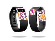 MightySkins Protective Vinyl Skin Decal for Fitbit Charge Watch cover wrap sticker skins Swirly Girly