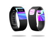MightySkins Protective Vinyl Skin Decal for Fitbit Charge Watch cover wrap sticker skins Rainbow Zoom