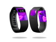 MightySkins Protective Vinyl Skin Decal for Fitbit Charge Watch cover wrap sticker skins Purple Heart