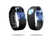 MightySkins Protective Vinyl Skin Decal for Fitbit Charge Watch cover wrap sticker skins Blue Camo