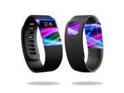 MightySkins Protective Vinyl Skin Decal for Fitbit Charge Watch cover wrap sticker skins Light Waves