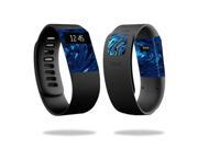 MightySkins Protective Vinyl Skin Decal for Fitbit Charge Watch cover wrap sticker skins Blue Vortex
