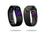 MightySkins Protective Vinyl Skin Decal for Fitbit Charge Watch cover wrap sticker skins Color Swirls