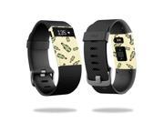 MightySkins Protective Vinyl Skin Decal for Fitbit Charge HR Watch wrap cover sticker skins Whiskey