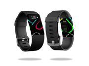 MightySkins Protective Vinyl Skin Decal for Fitbit Charge HR Watch cover wrap sticker skins Hearts