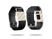 MightySkins Protective Vinyl Skin Decal for Fitbit Charge HR Watch cover wrap sticker skins Candy Dots