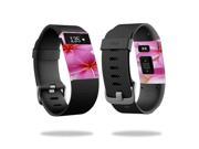 MightySkins Protective Vinyl Skin Decal for Fitbit Charge HR Watch cover wrap sticker skins Flowers