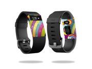 MightySkins Protective Vinyl Skin Decal for Fitbit Charge HR Watch cover wrap sticker skins Happiness