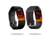 MightySkins Protective Vinyl Skin Decal for Fitbit Charge HR Watch cover wrap sticker skins Firestorm