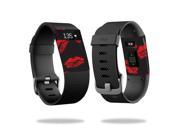 MightySkins Protective Vinyl Skin Decal for Fitbit Charge HR Watch cover wrap sticker skins Kiss Me