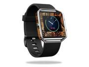 Skin Decal Wrap for Fitbit Blaze cover skins sticker watch Wooden Floral