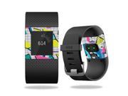 Skin Decal Wrap for Fitbit Surge cover skins sticker watch Awesome 80s
