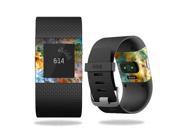 Skin Decal Wrap for Fitbit Surge cover skins sticker watch Space Cloud