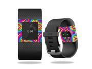 Skin Decal Wrap for Fitbit Surge cover skins sticker watch Groovy 60s
