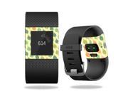 Skin Decal Wrap for Fitbit Surge cover skins sticker watch Maze Leaves