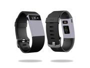 Skin Decal Wrap for Fitbit Charge HR cover skins sticker watch Solid Gray