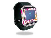 MightySkins Protective Vinyl Skin Decal for Fitbit Blaze cover wrap sticker skins Swirly Girly