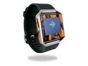 Skin Decal Wrap for Fitbit Blaze cover skins sticker watch Orange Camo