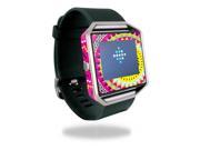 MightySkins Protective Vinyl Skin Decal for Fitbit Blaze cover wrap sticker skins Pink Aztec