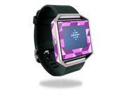 Skin Decal Wrap for Fitbit Blaze cover skins sticker watch Pink Geo Tile