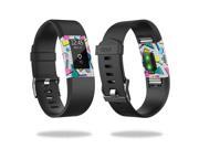 MightySkins Protective Vinyl Skin Decal for Fitbit Charge 2 wrap cover sticker skins Awesome 80s