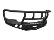 Road Armor 37702B Front Stealth Bumper; w Winch Mount; Titan II Brush Guard; Satin Black;