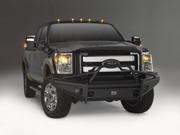 Fab Fours FS11 Q2562 1 Elite Front Bumper; 2 Stage Black Powder Coated; w Pre Runner Grill Guard;